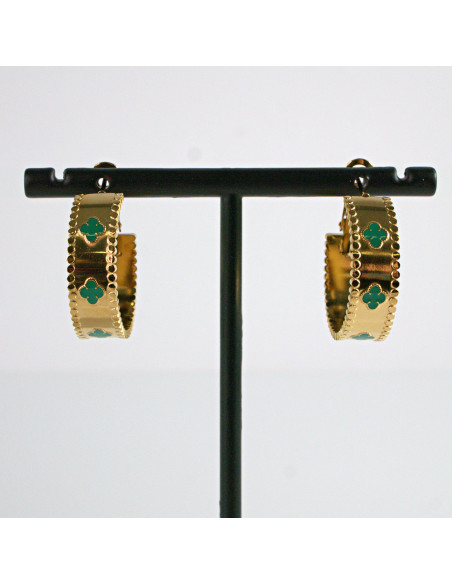 Kolczyki Złote KOŁA BOHO stal chirurgiczna Lolita Akcesoria