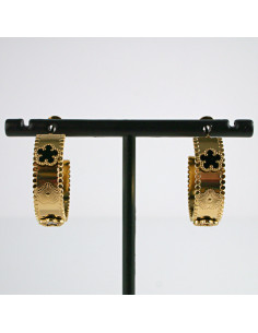 Kolczyki Złote KOŁA BOHO stal chirurgiczna Lolita Akcesoria 2