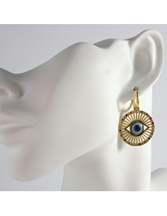 Kolczyki Złote OKO PROROKA stal chirurgiczna Lolita...