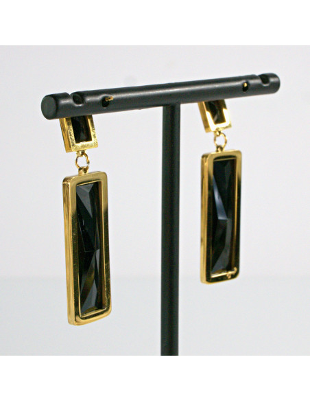 Kolczyki Czerwone "Bagietki"  stal chirurgiczna Lolita Akcesoria