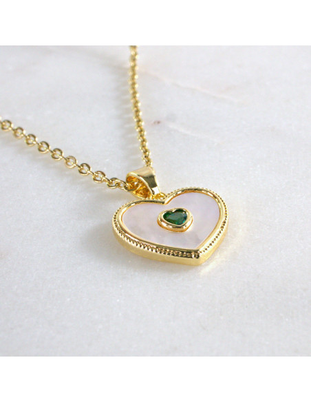 Naszyjnik ze stali chirurgicznej Lolita Accessories Złoty Złote Serce