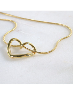 Naszyjnik ze stali chirurgicznej Lolita Accessories Złoty...