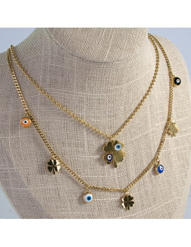 Naszyjniki KONICZYNA Oko Proroka ze stali...