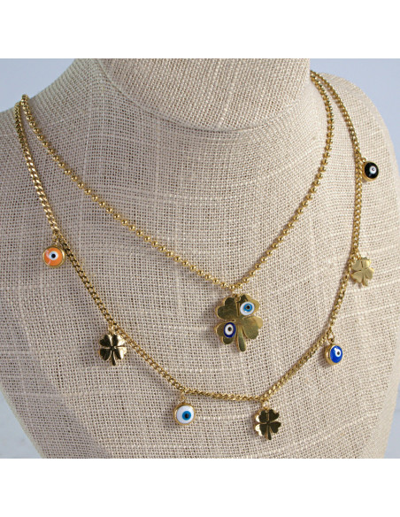 Naszyjniki KONICZYNA Oko Proroka ze stali chirurgicznej Lolita Accessories