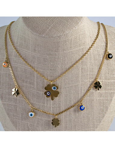 Naszyjniki KONICZYNA Oko Proroka ze stali...