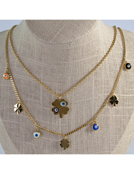 Naszyjniki KONICZYNA Oko Proroka ze stali chirurgicznej Lolita Accessories