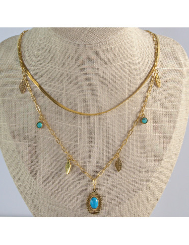 Naszyjnik Hamsa Oko Proroka ze stali...