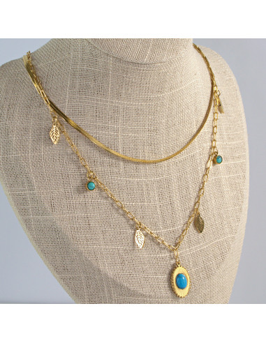 Naszyjnik Hamsa Oko Proroka ze stali...