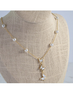 Naszyjnik MOTYLE MOTYLKI ze stali chirurgicznej Lolita... 2