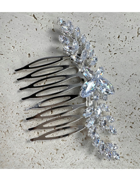 Grzebień wsuwany do włosów wtykowy ozdobny diamenty MOTYL Lolita Akcesoria