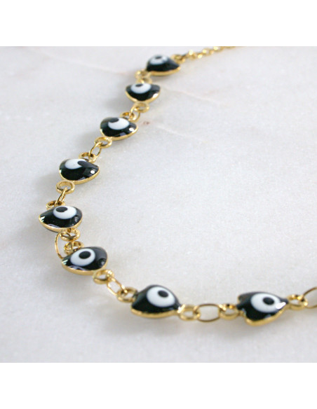 Naszyjnik Oko Proroka CELEBRYTKA ze stali chirurgicznej Lolita Accessories