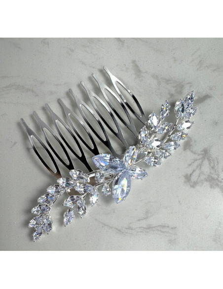 Grzebień wsuwany do włosów wtykowy ozdobny diamenty MOTYL Lolita Akcesoria