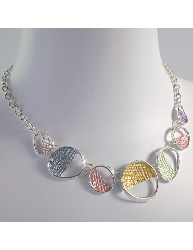 Naszyjnik Kolia Kołnierzyk Blaszki Lolita...