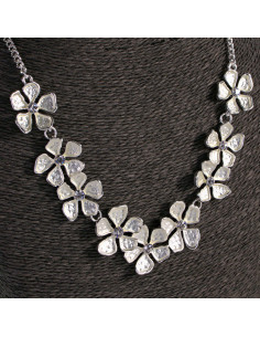 Naszyjnik Kolia Kołnierzyk Kwiatki Lolita Accessories