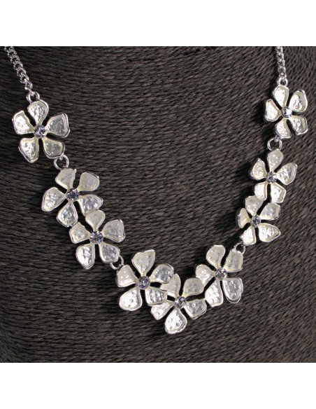 Naszyjnik Kolia Kołnierzyk Kwiatki Lolita Accessories