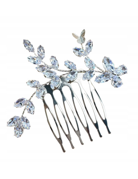 Grzebień wsuwany do włosów wtykowy ozdobny diamenty Lolita Akcesoria