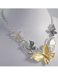 Naszyjnik Kolia Kołnierzyk z Motylem Blaszki Lolita... 2