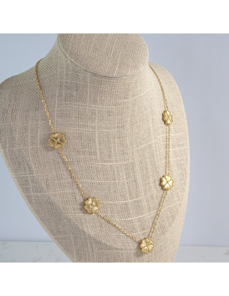 Naszyjnik Koniczynka Celebrytka ze stali chirurgicznej Lolita Accessories