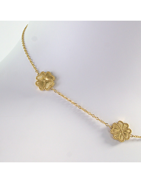 Naszyjnik Koniczynka Celebrytka ze stali chirurgicznej Lolita Accessories