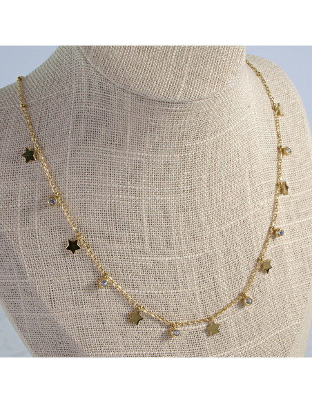 Naszyjnik Celebrytka ze stali chirurgicznej Lolita Accessories złoty