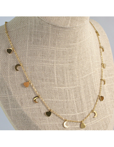 Naszyjnik Celebrytka SERCE ze stali...