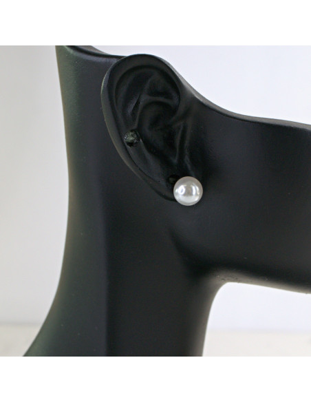 kolczyki z perłami srebrny sztyft 925 Lolita Accessories