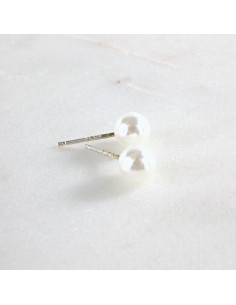 kolczyki z perłami srebrny sztyft 925 Lolita Accessories 2