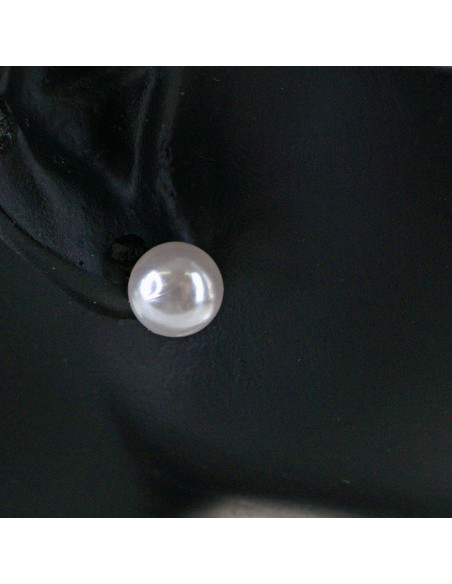 kolczyki z perłami srebrny sztyft 925 Lolita Accessories