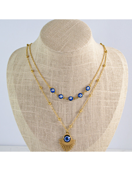 Naszyjnik stal chirurgiczna BOHO OKO PROROKA Lolita Akcesoria