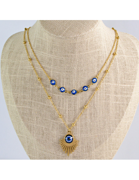 Naszyjnik stal chirurgiczna BOHO OKO PROROKA Lolita Akcesoria