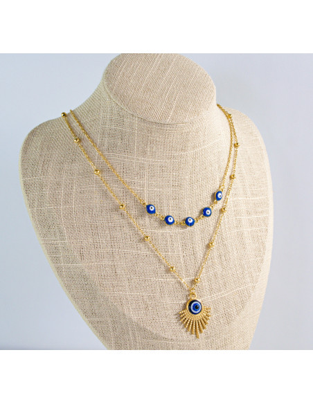 Naszyjnik stal chirurgiczna BOHO OKO PROROKA Lolita Akcesoria