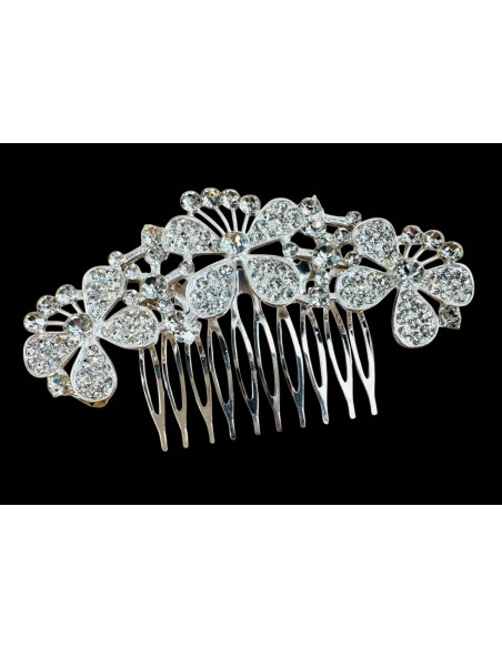 Grzebień wsuwany do włosów wtykowy ozdobny diamenty Lolita Akcesoria