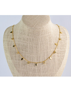 Naszyjnik stal chirurgiczna BOHO RĘKA FATIMY CYRKONIE... 2