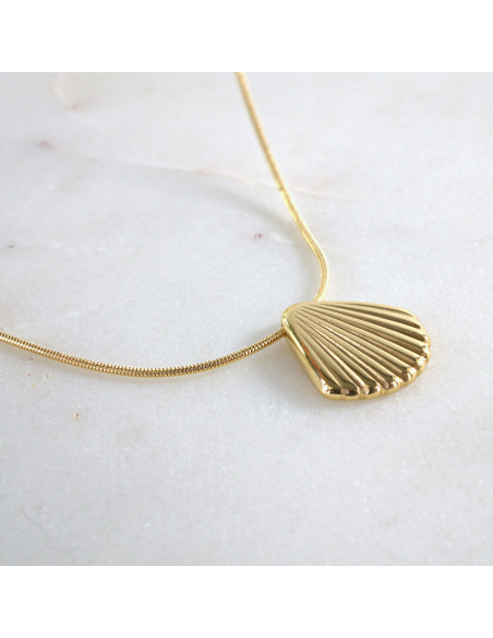 Naszyjnik stal chirurgiczna BOHO MUSZELKA  Lolita Akcesoria