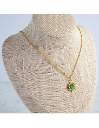 Naszyjnik stal chirurgiczna BOHO SŁOŃCE Lolita...