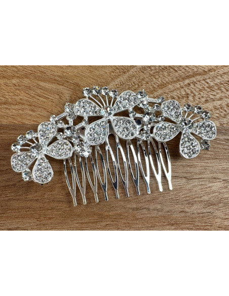 Grzebień wsuwany do włosów wtykowy ozdobny diamenty Lolita Akcesoria