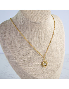 Naszyjnik stal chirurgiczna BOHO SŁOŃCE Lolita Akcesoria 2