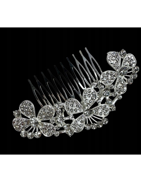 Grzebień wsuwany do włosów wtykowy ozdobny diamenty Lolita Akcesoria