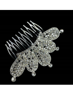 Grzebień wsuwany do włosów wtykowy ozdobny diamenty...
