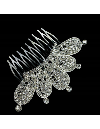Grzebień wsuwany do włosów wtykowy ozdobny diamenty Lolita Akcesoria