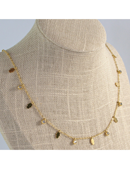 Dwa Naszyjniki  Zestaw stal chirurgiczna BOHO Lolita Akcesoria