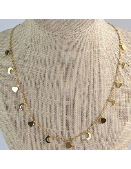 Dwa Naszyjniki  Zestaw stal chirurgiczna BOHO Lolita Akcesoria