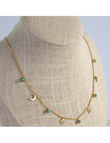 Dwa Naszyjniki  Zestaw stal chirurgiczna BOHO...