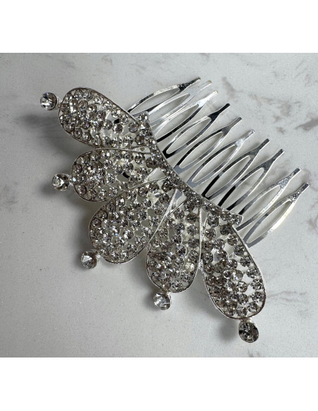 Grzebień wsuwany do włosów wtykowy ozdobny diamenty Lolita Akcesoria