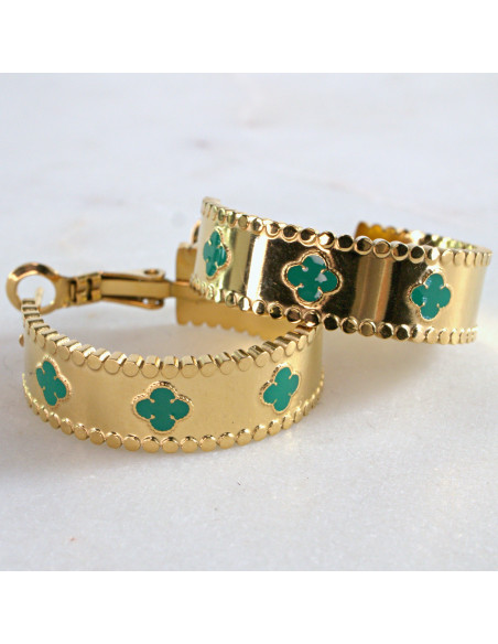 Kolczyki Złote KOŁA BOHO stal chirurgiczna Lolita Akcesoria