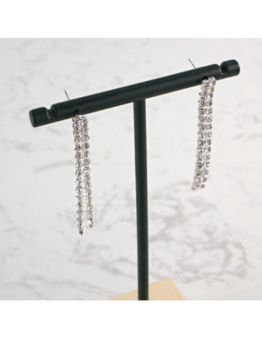 Naszyjnik Kolia z cyrkoniami srebrna CRYSTAL...