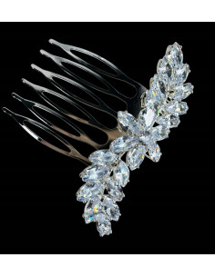 Grzebień wsuwany do włosów wtykowy ozdobny diamenty...