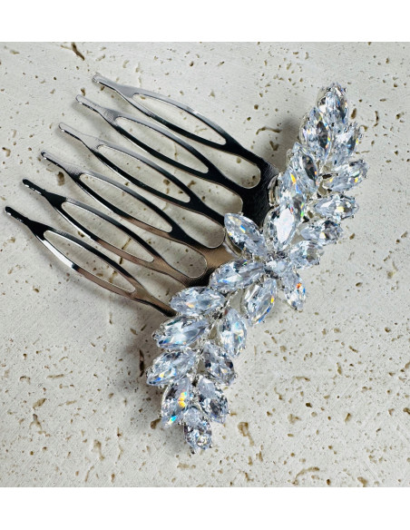 Grzebień wsuwany do włosów wtykowy ozdobny diamenty Lolita Accessories