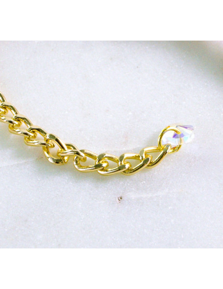 Naszyjnik wielosznurowy choker z koralikami   Lolita Akcesoria