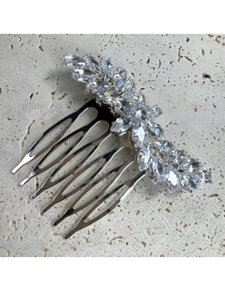 Grzebień wsuwany do włosów wtykowy ozdobny diamenty Lolita Accessories